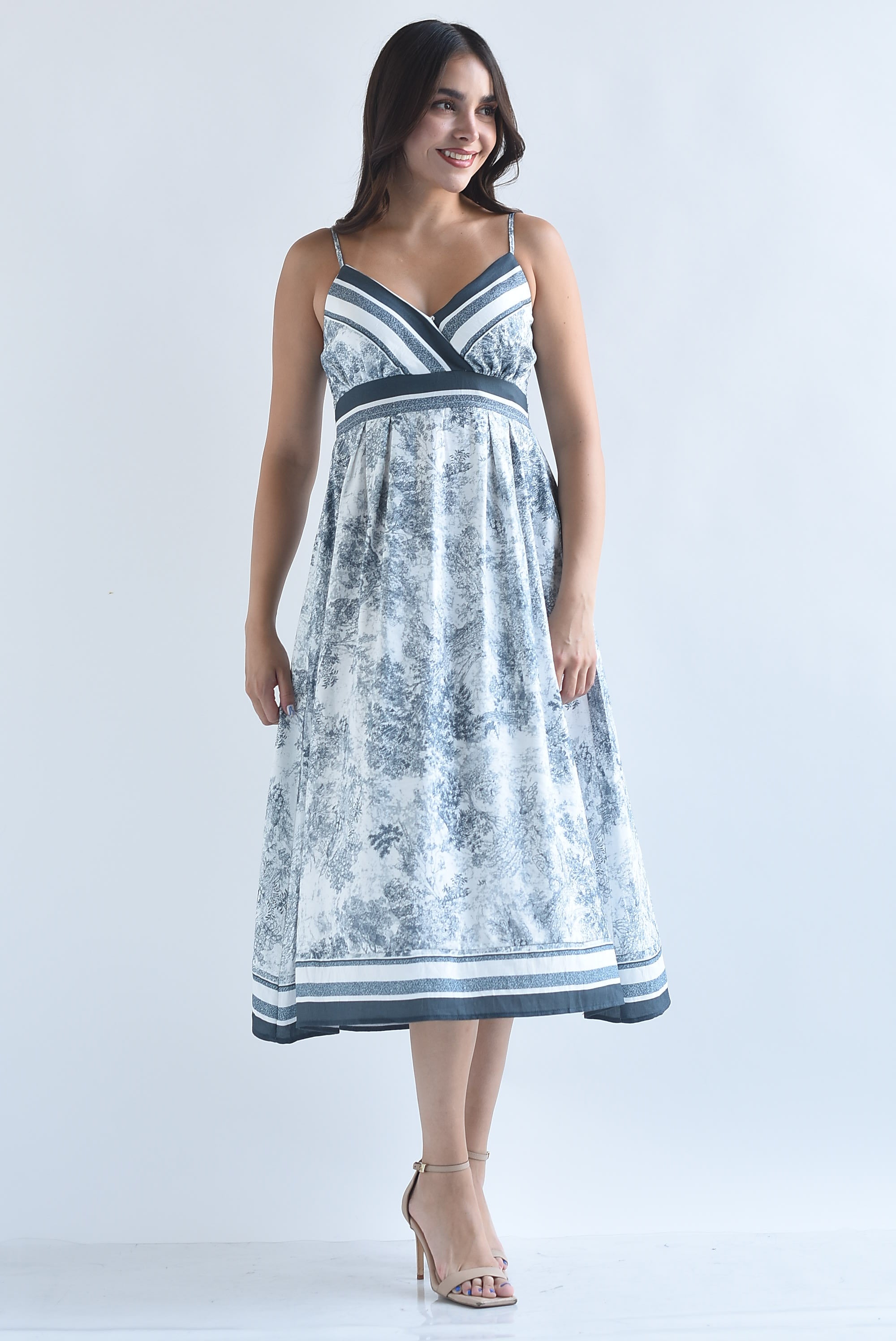 Vestido tirantes toilé