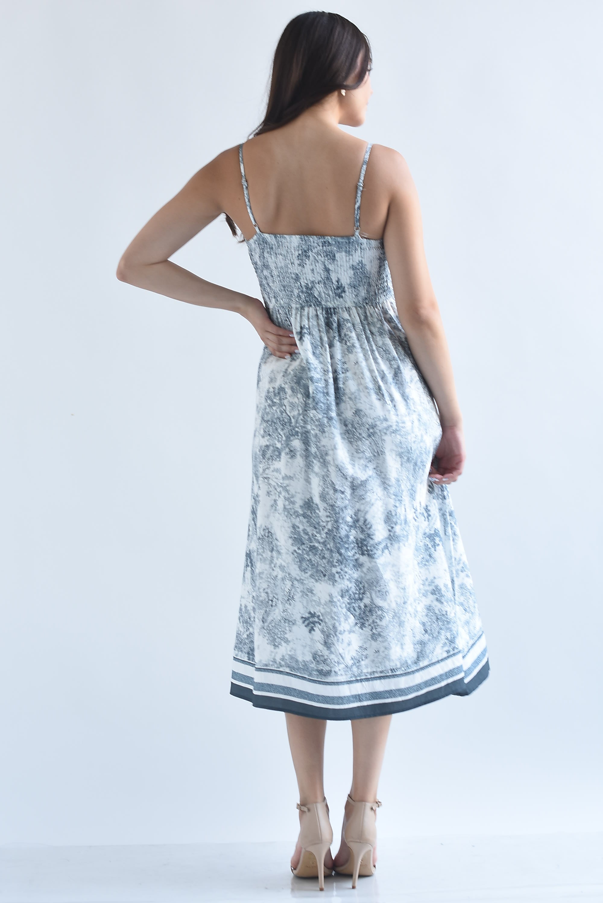 Vestido tirantes toilé