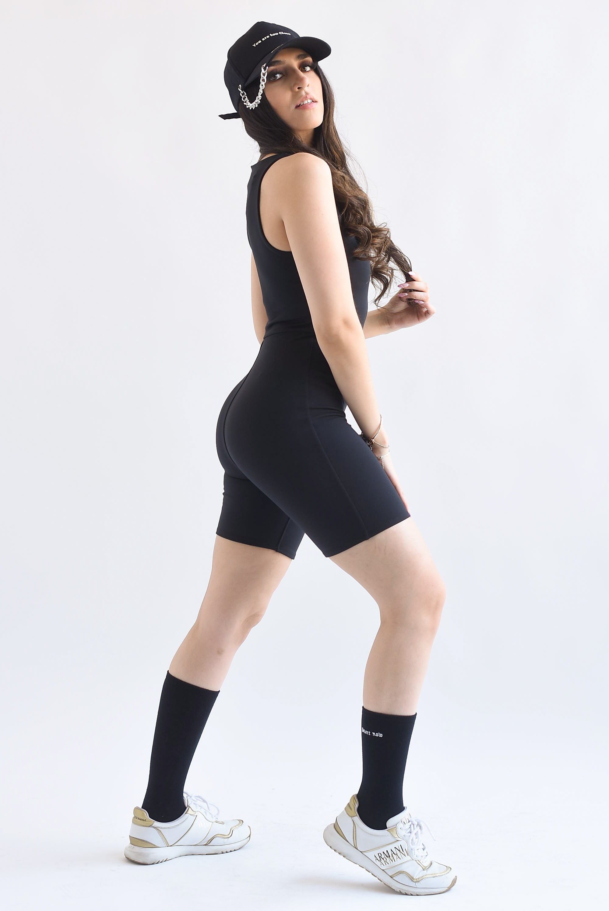 Romper Sport tirante grueso Negro