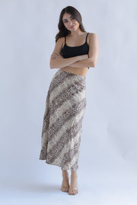 Fashion Styled Falda lencera Snake print