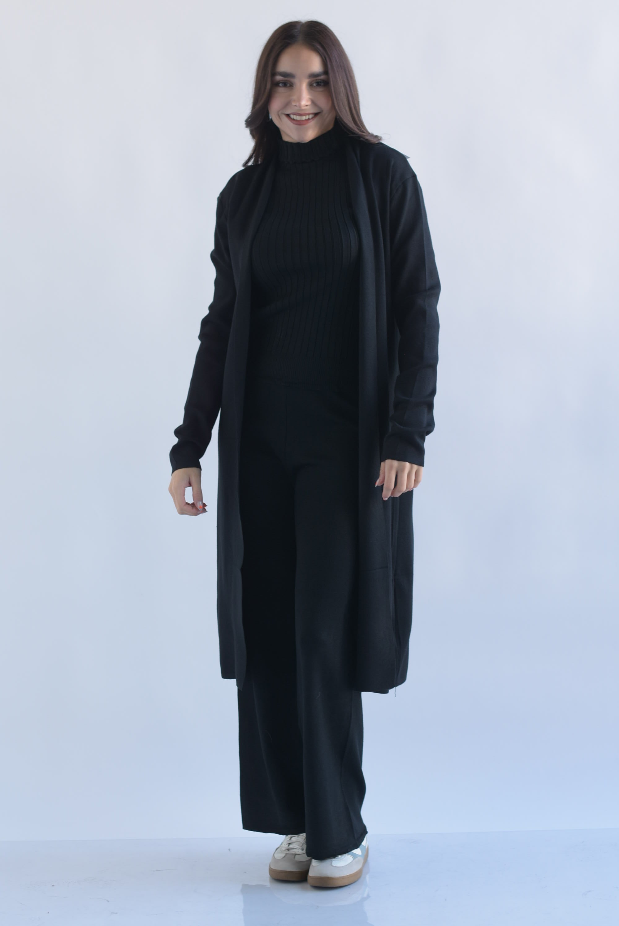 Set Pantalón, Blusa canalé y Ensamble punto