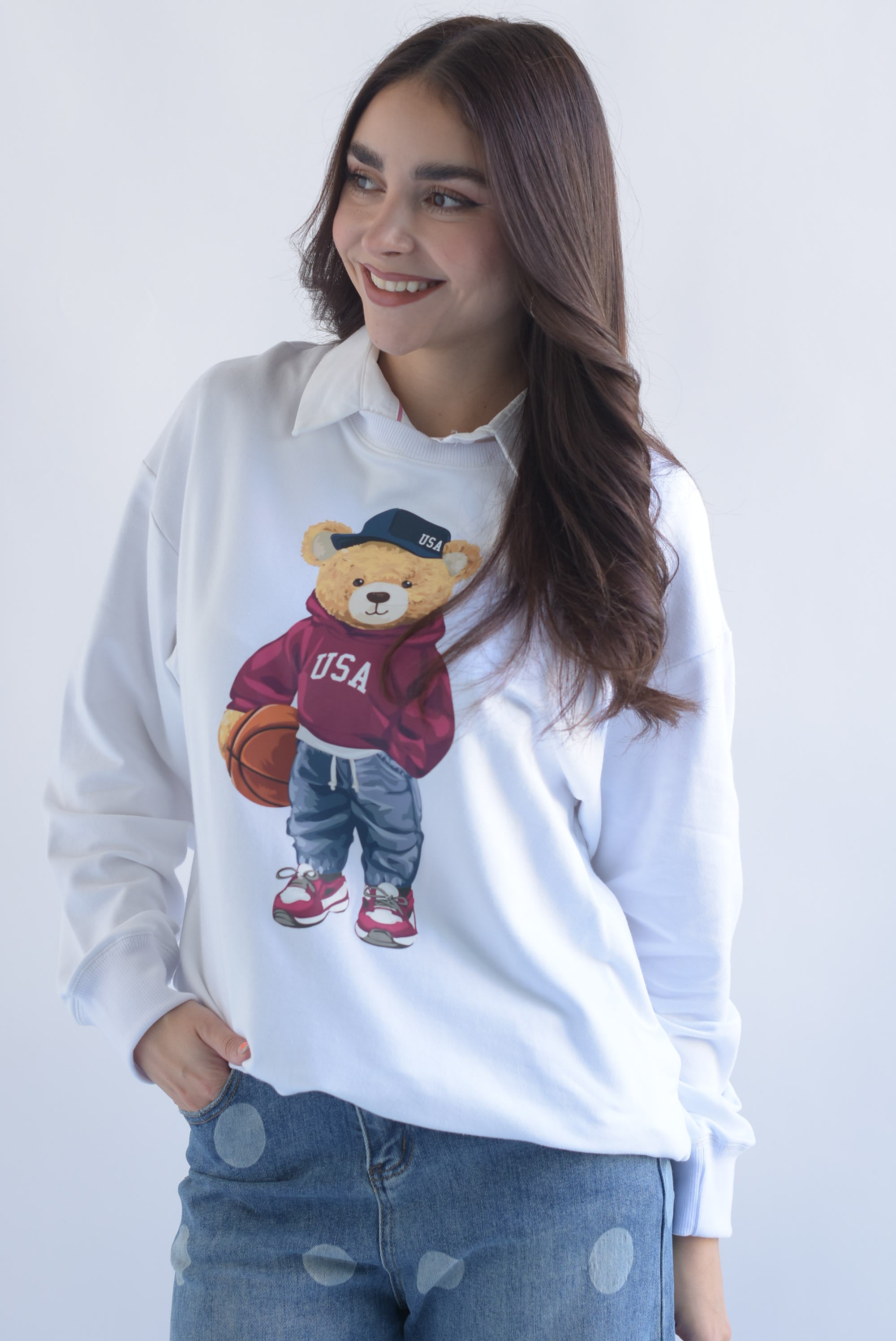 Sudadera oso basketball