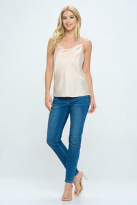 Fashion Styled Top lencero tirante  Ivory
