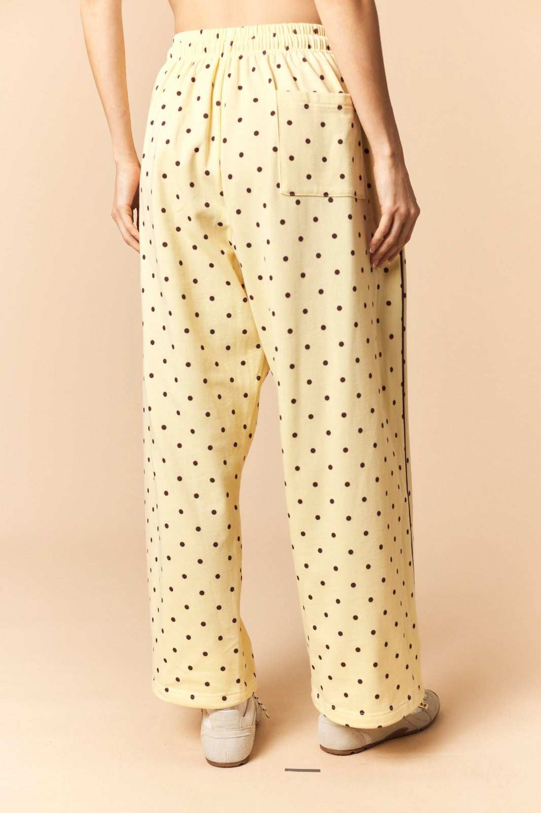 Pantalón polka dots tobillos jareta