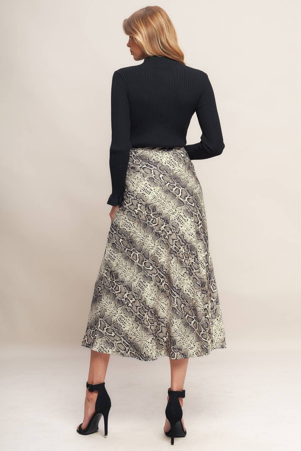 Falda lencera Snake print