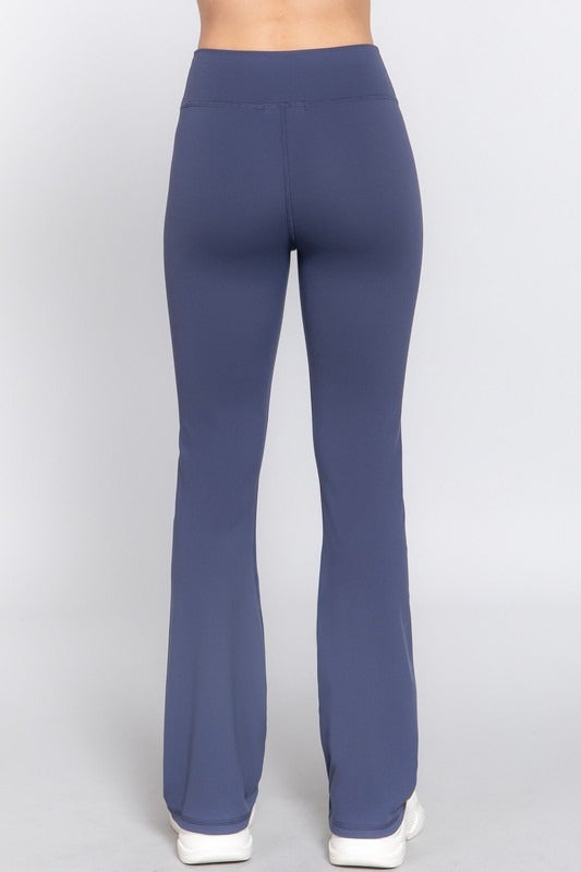 Pantalón flare deportivo Azul Marino