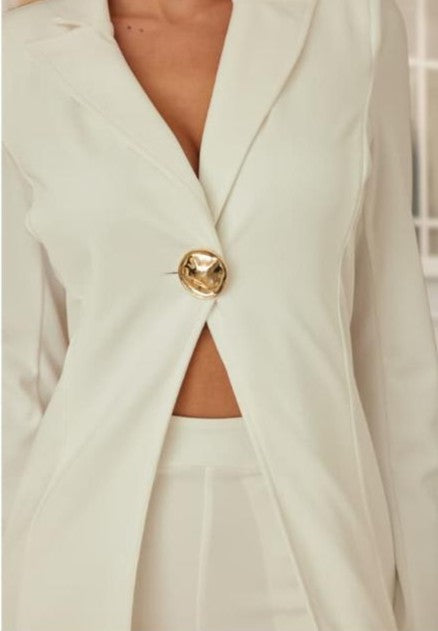 Set Pantalón y Blazer extra largo