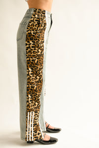 Fashion Styled Jeans Leopardo track