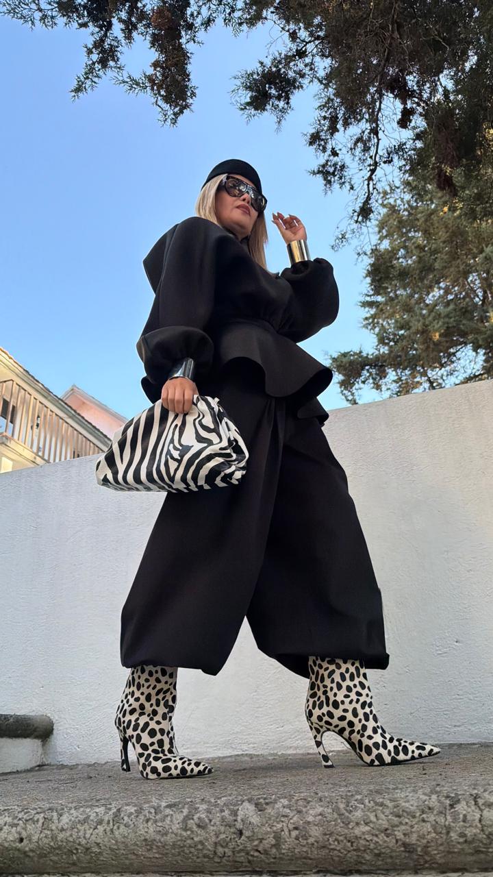 PREVENTA Set Pantalón globo, Faldón y Blusa