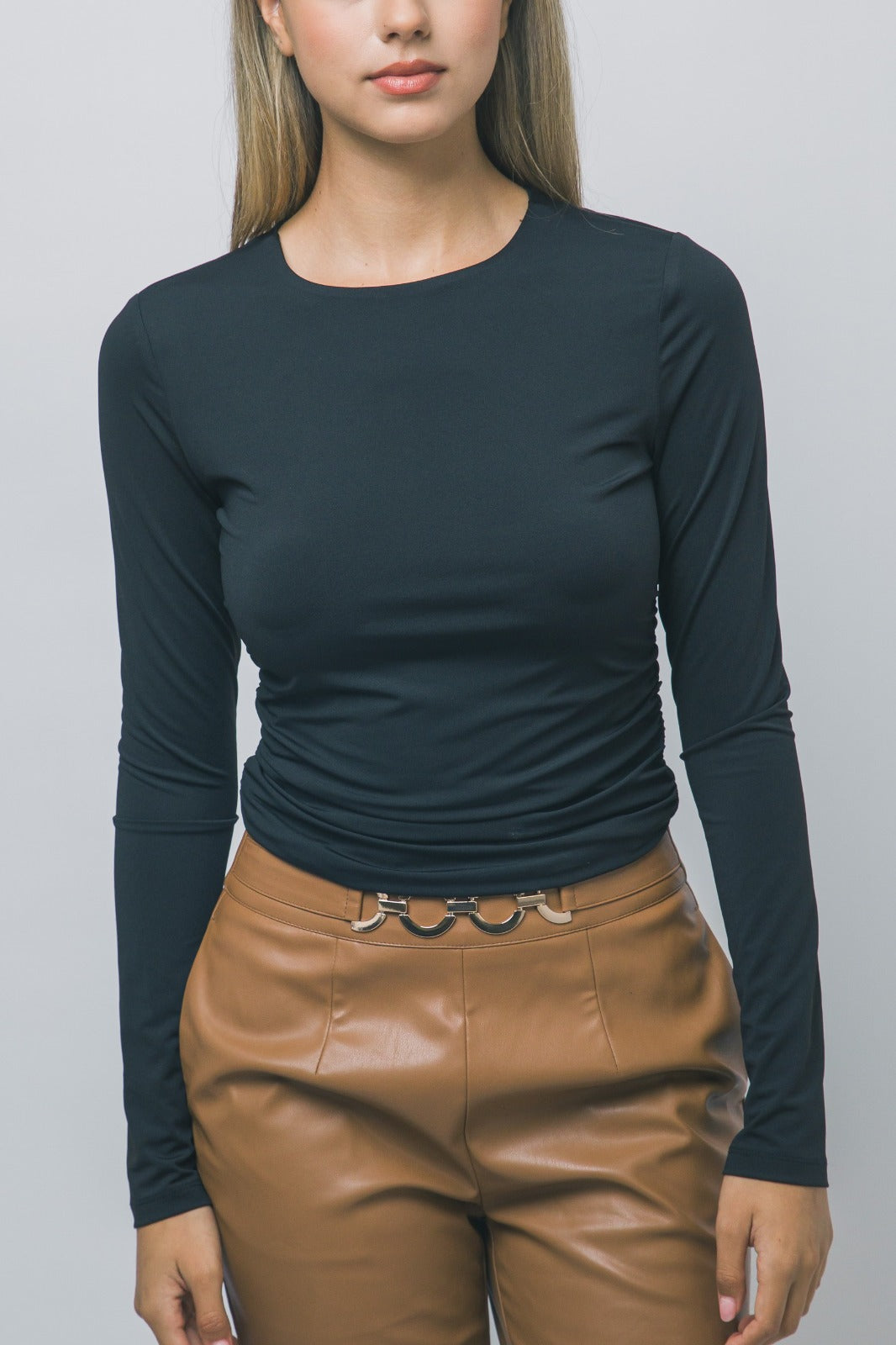 Blusa manga larga licra