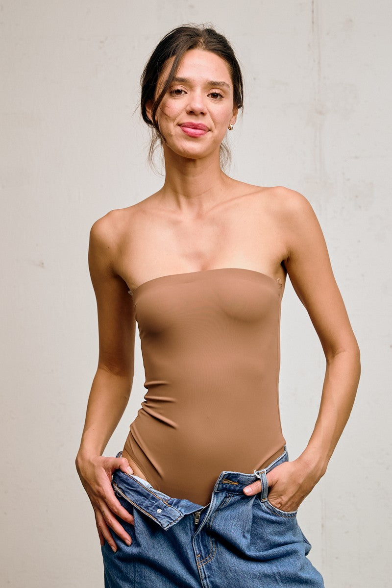 Body strapless seamless doble