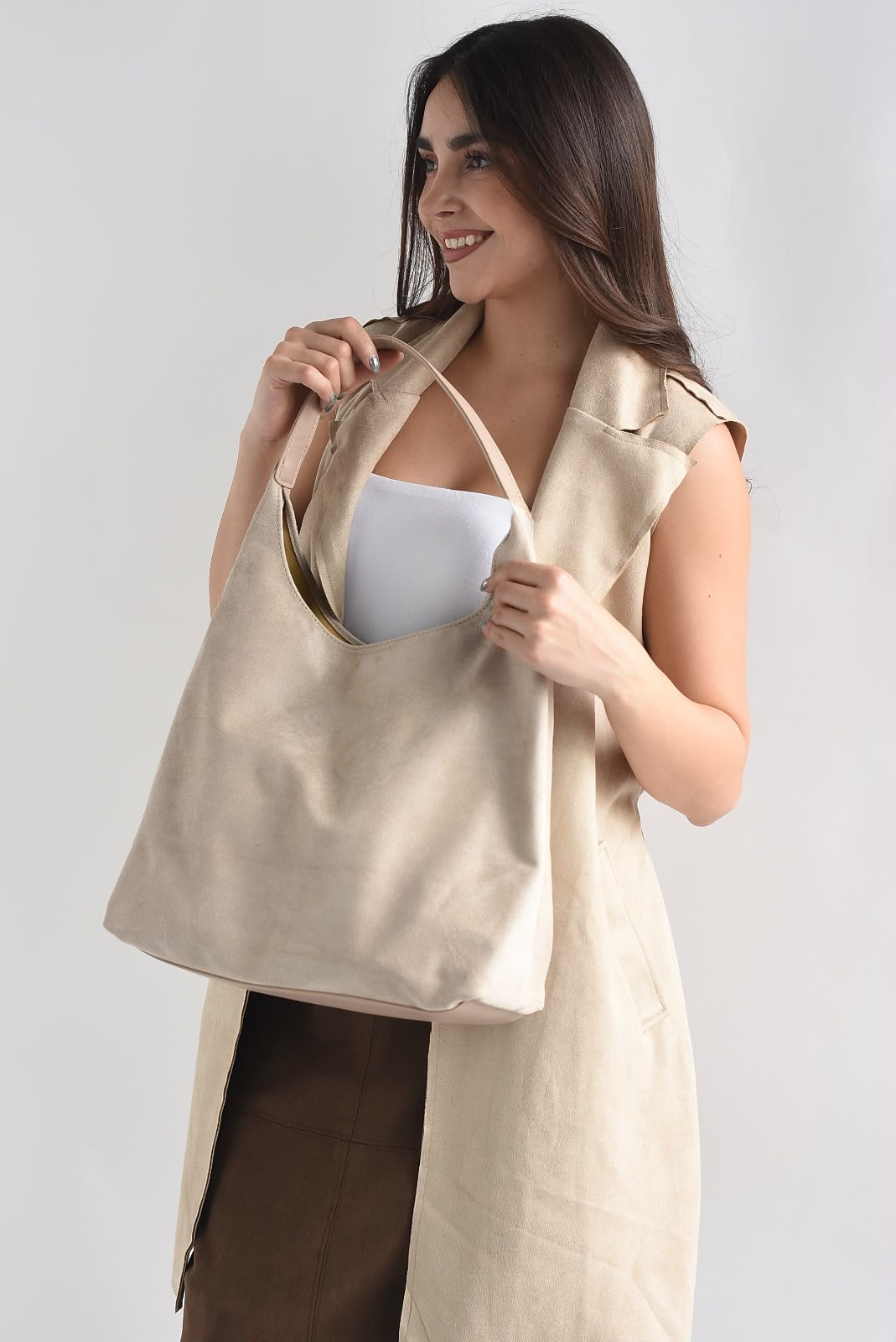 Bolso boho suede