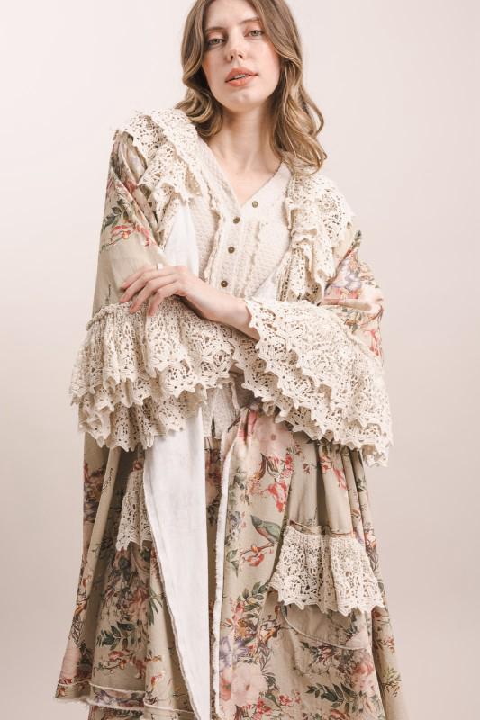 Ensamble flores olán crochet