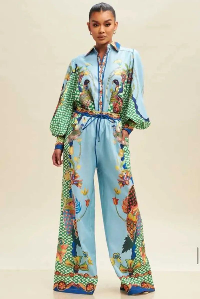 Set Pantalón y Blusa Pavorreal