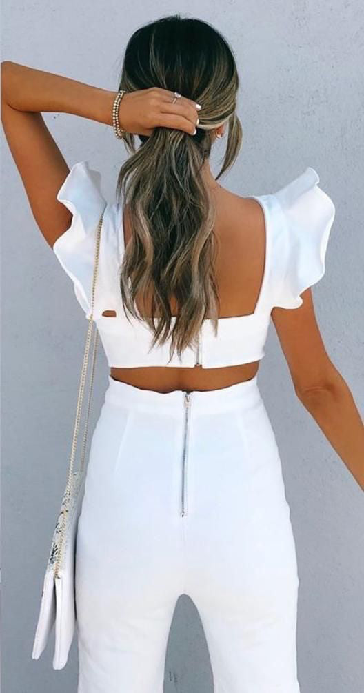 Jumpsuit denim Blanco