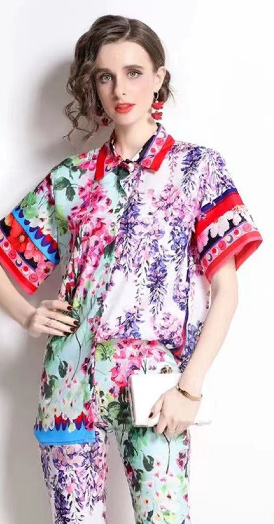 Set de Blusa y Pantalón Lavandas