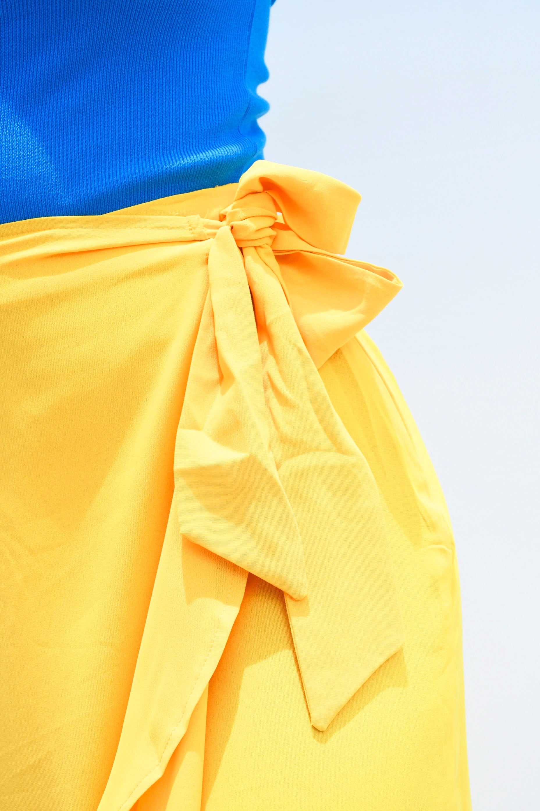 Falda  envolvente Amarillo Mango