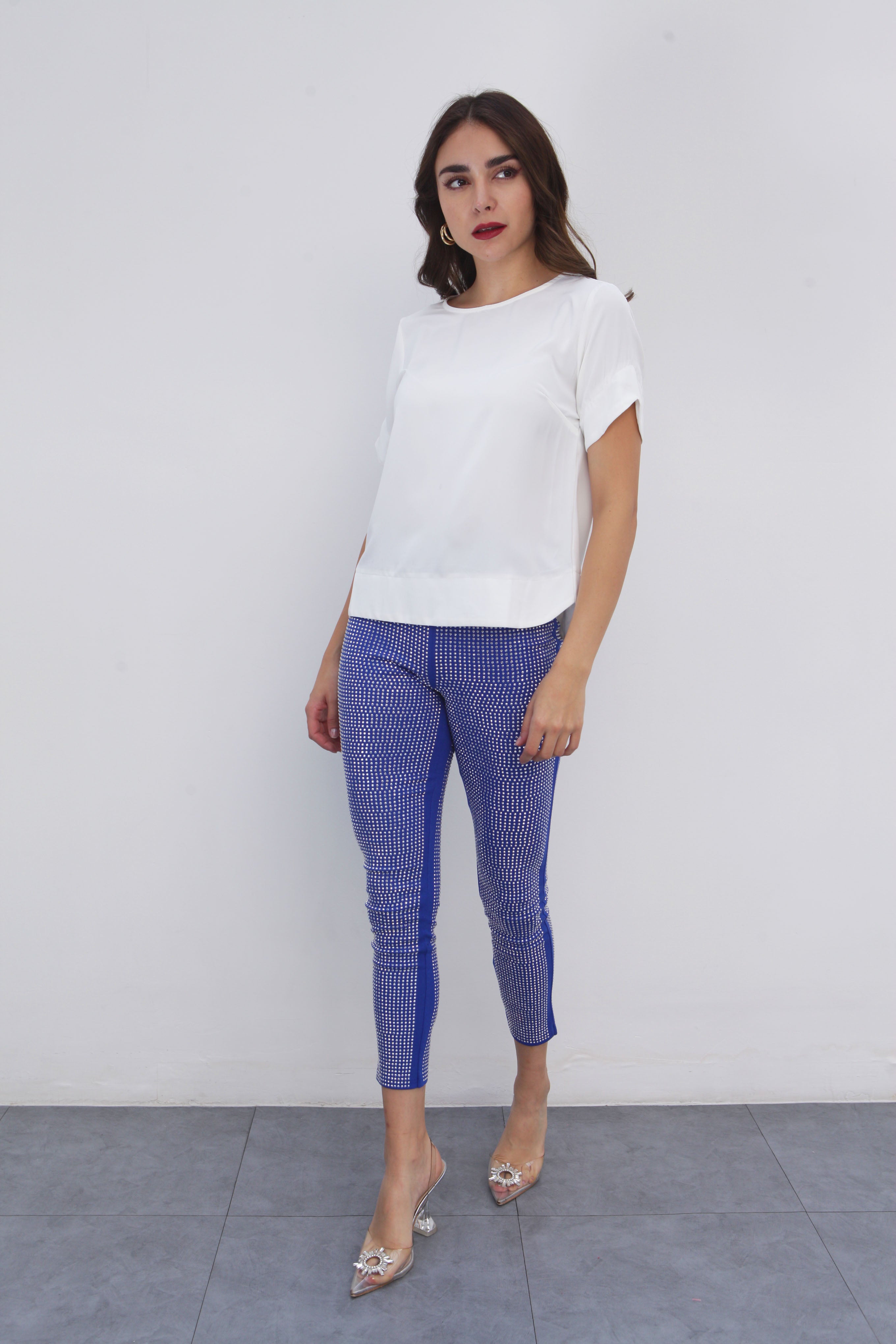 Leggings brillos Azul