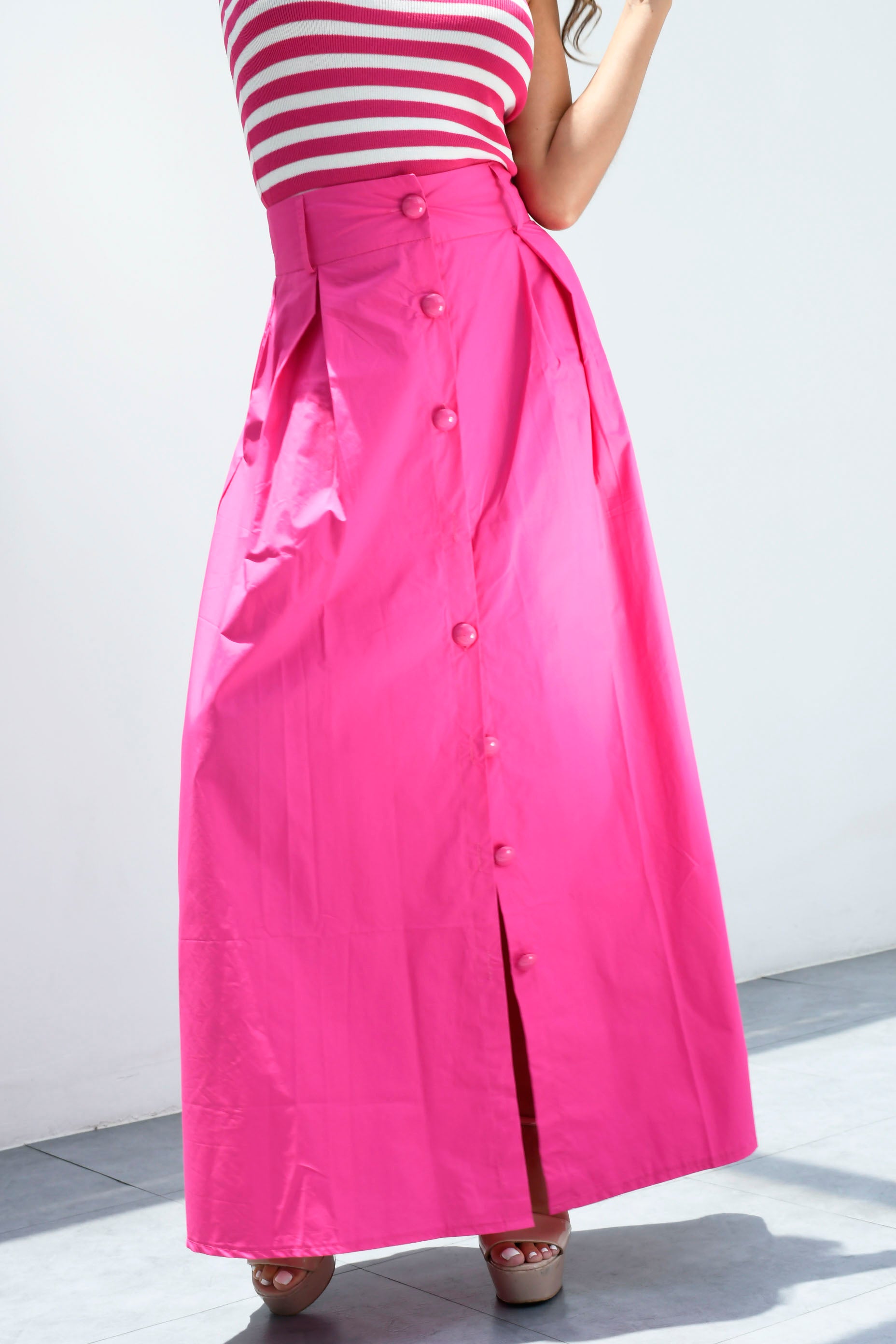 Falda larga corte A Fiusha