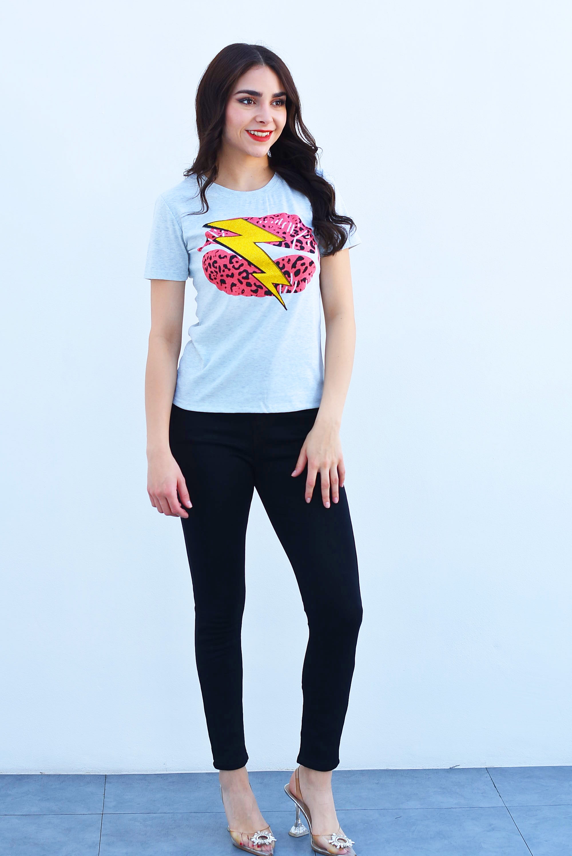 Jegging forro peluche Negro