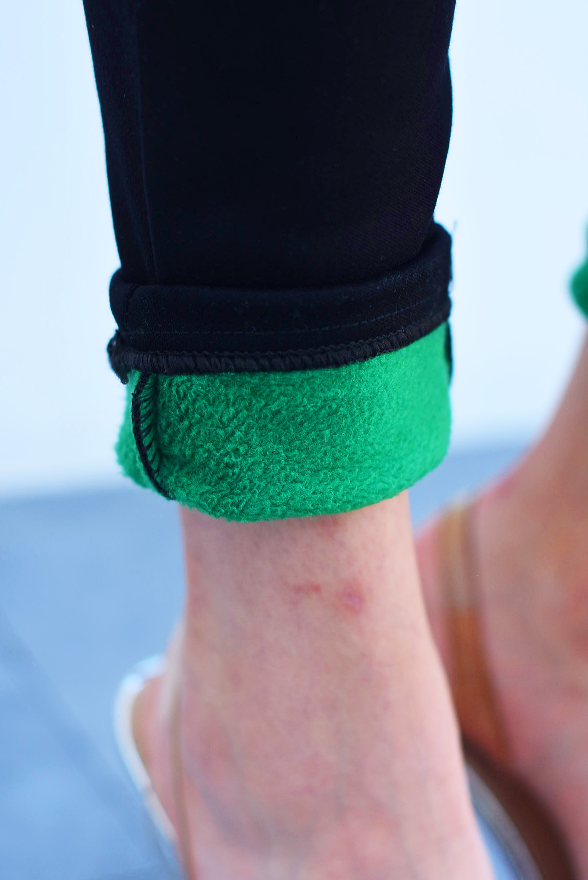 Jegging forro peluche Negro