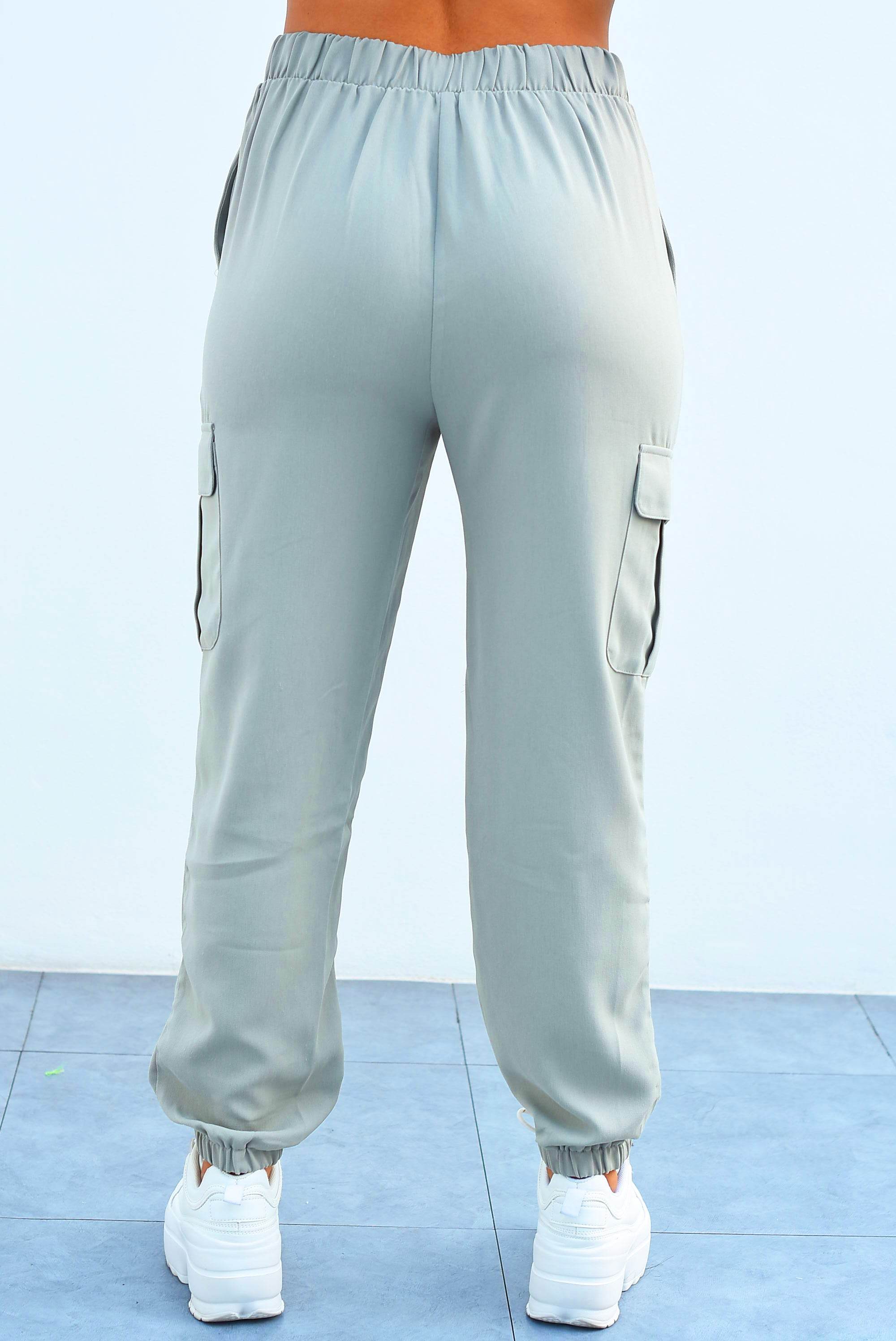 Pantalón cargo Verde Sage