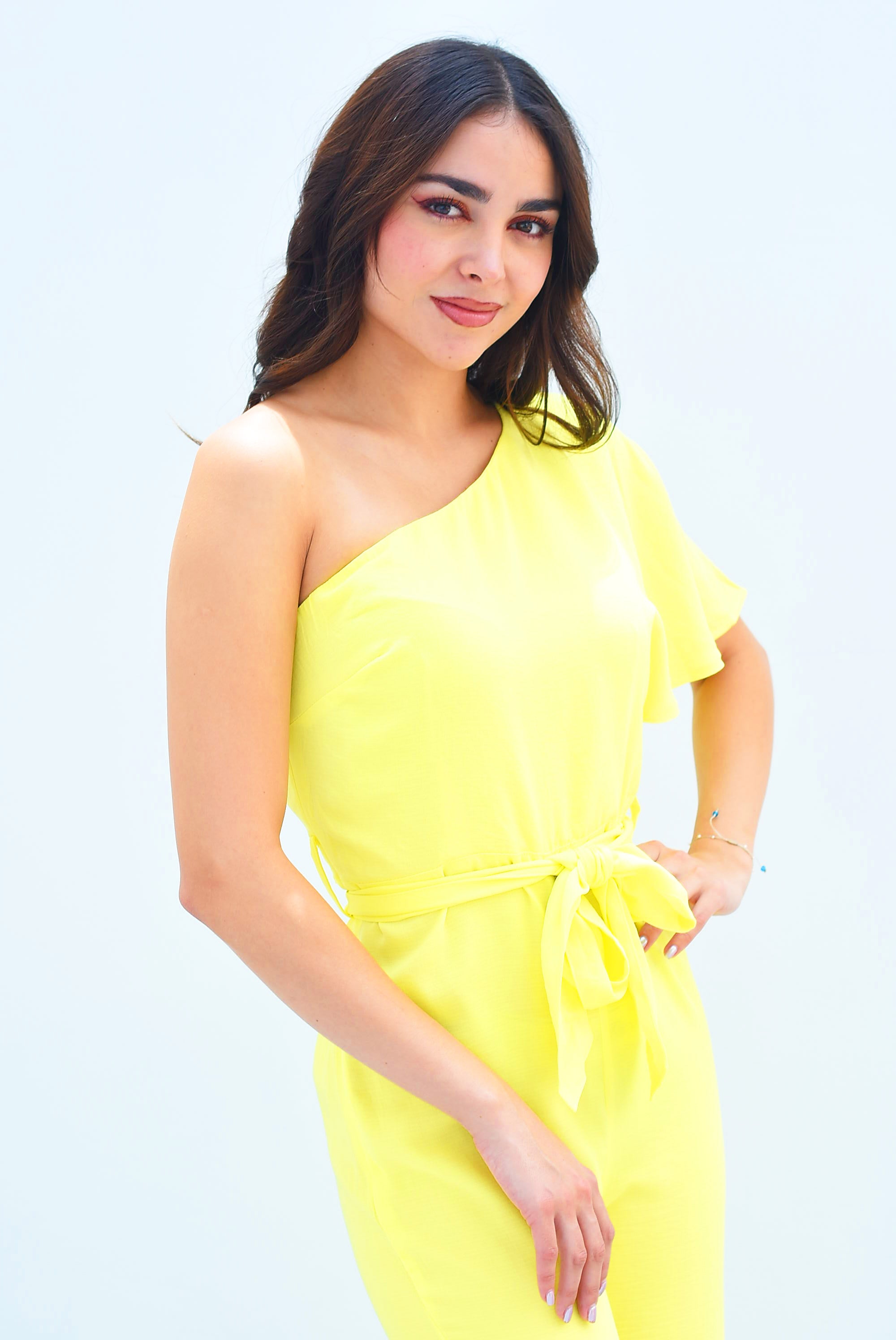 Jumpsuit un hombro Amarillo