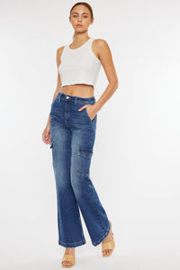 Fashion Styled Jeans flare cargo